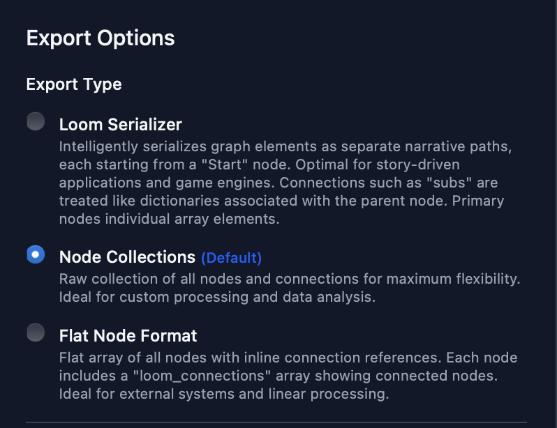 Export Clean JSON